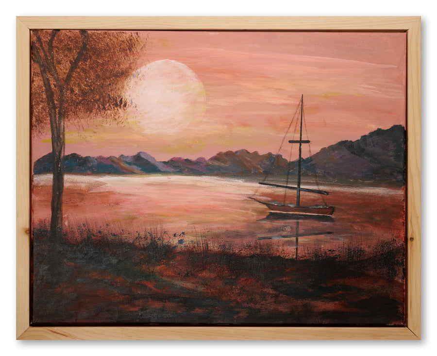 Pink Dawn Harbor by Gary Hartman