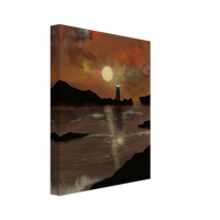 Where the Light Crosses, 8 × 10 in canvas print by Gary Hartman