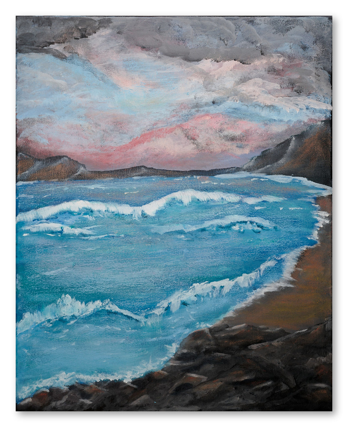 Coastal Dusk — original canvas by Gary Hartman