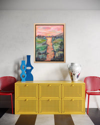 River Valley Sunset in a room