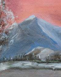 Autumn Mountain Lake detail