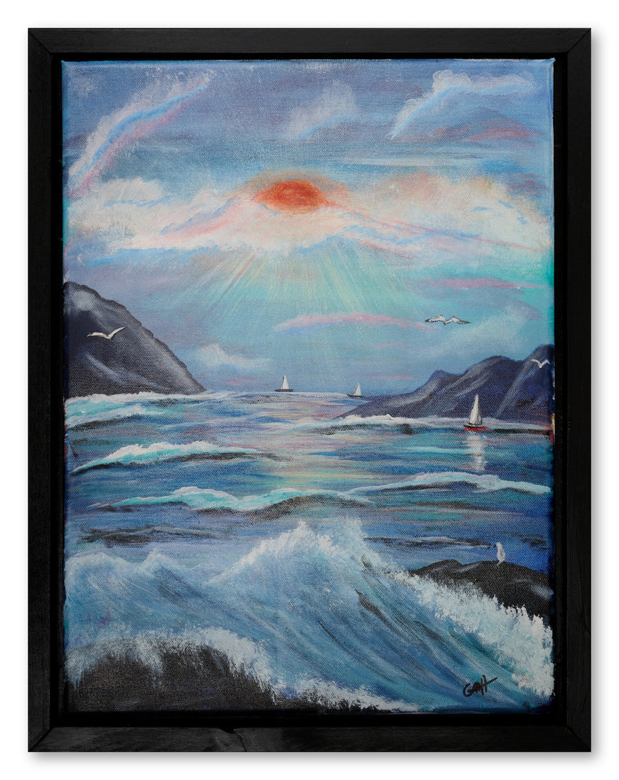 Sunrise Surf by Gary Hartman