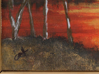 Autumn Marsh Geese detail