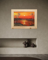 Autumn Marsh Geese in a room