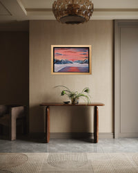 Alpine Dusk in a room