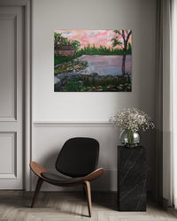 Lakeside Retreat in a room