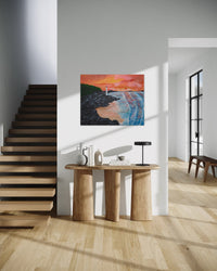 Sunset Tide in a room
