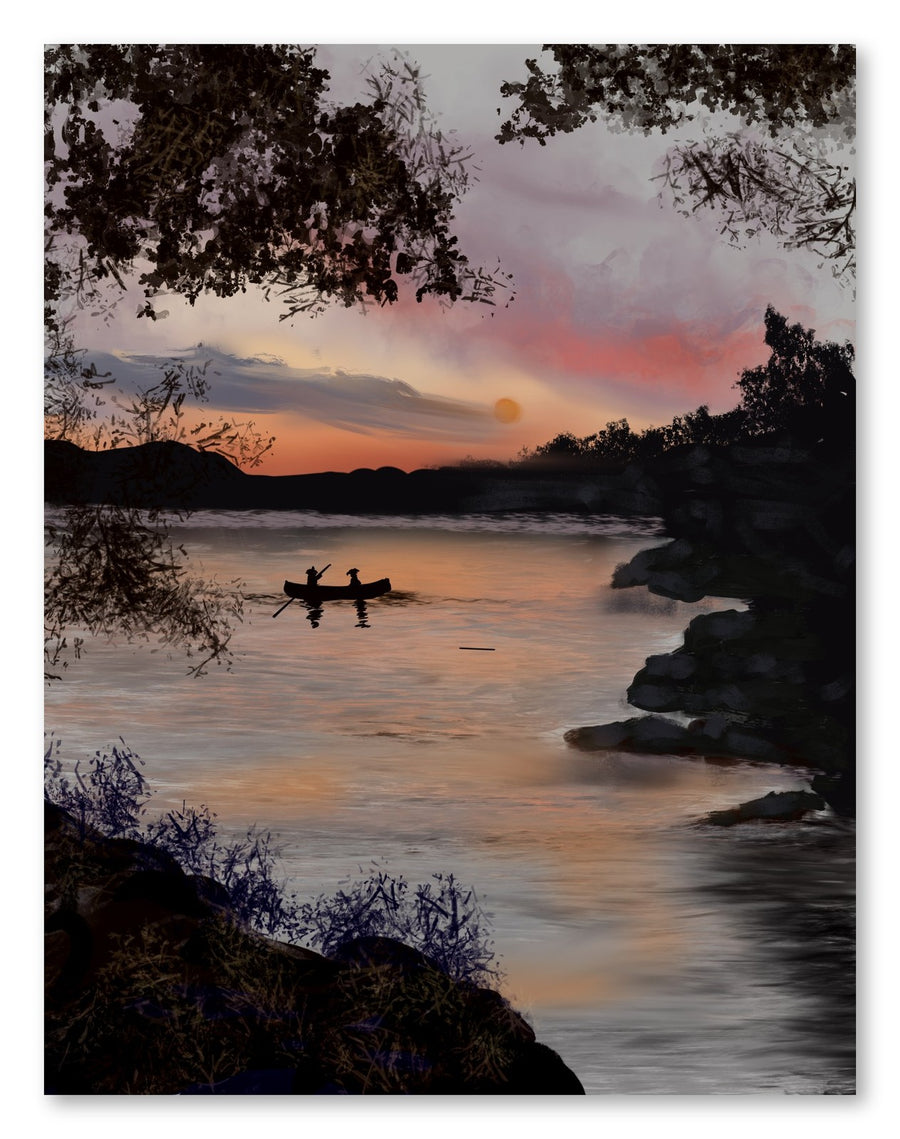 Boat on the Lake by Gary Hartman