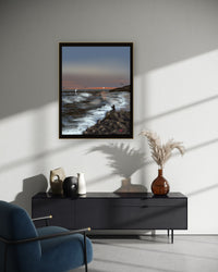 The Dawn of a New Day framed in a room