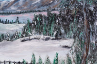Winter Scape House — detail