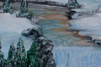 Winter Waterfall — detail