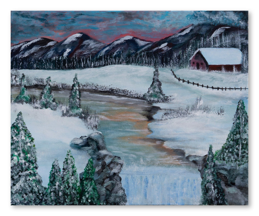 Winter Waterfall by Gary Hartman